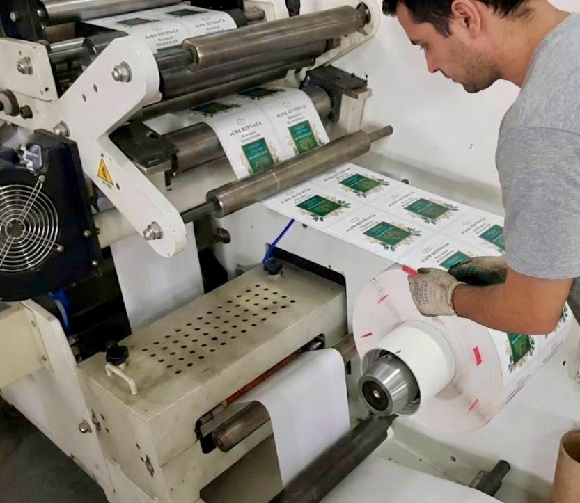 Proceso de producción flexográfica